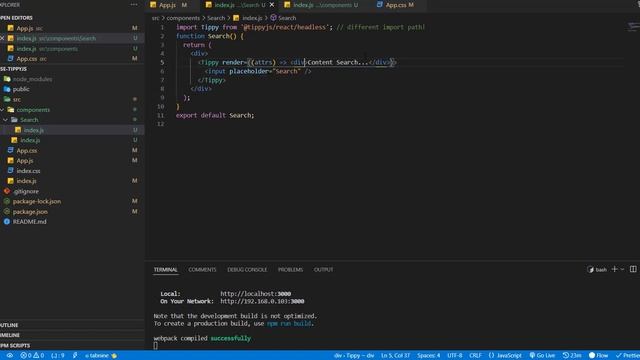 Use Tippyjs in React (2022) смотреть онлайн