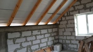 Мансарда в доме.Висячая и наслонная стропильная система.Какая разница.