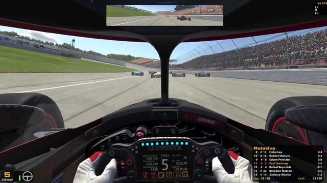 Can I Survive an Official Indycar Race at Michigan? #iracing #iracingofficial #simracing #indycar смотреть онлайн