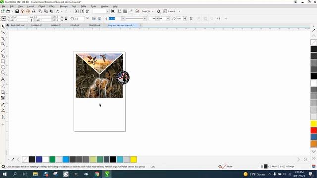 CorelDraw Tips & Tricks Cut a Photo in Half and Print both parts смотреть онлайн