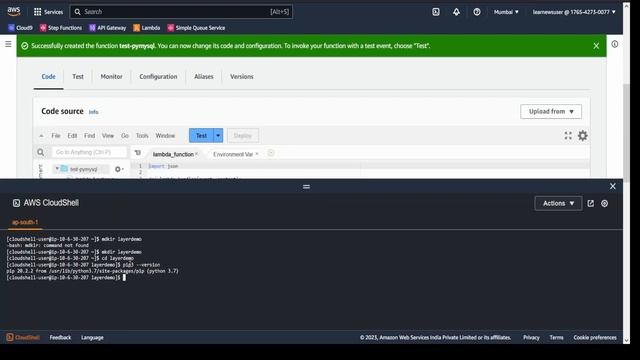 Lambda : Layers - How to add pymysql module as your function layer? смотреть онлайн