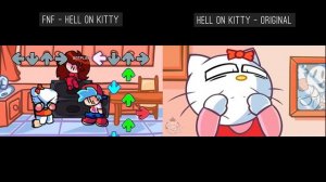 FNF VS Hell On Kitty Original Vs FNF (FNF Mod) (Hello Kitty/Horror) | References