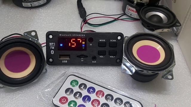 MP3 Bluetooth Decoder Class D Amplifier 2X 25W MP3 Recorder Recording смотреть онлайн