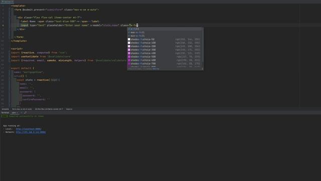 FORM VALIDATION - VUE3 COMPOSITION API, VUELIDATE & TAILWINDCSS смотреть онлайн