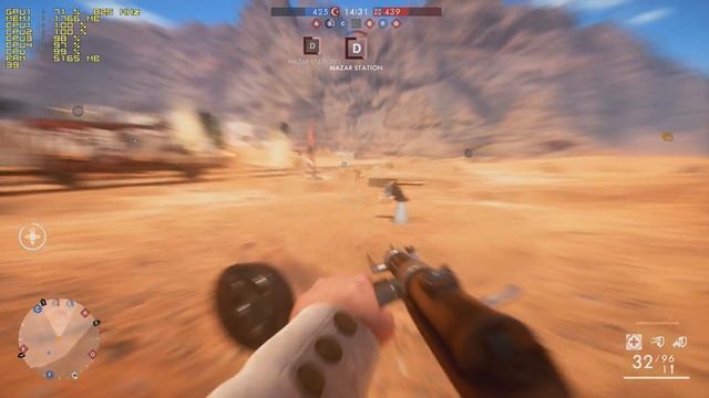 Battlefield 1 Multiplayer 64 AMD A8-9600 R7 iGPU. Gameplay frame-rate test смотреть онлайн
