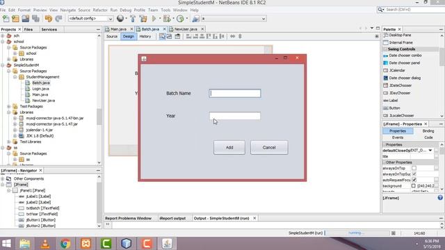 Student Management System Project in Java Part 3 смотреть онлайн