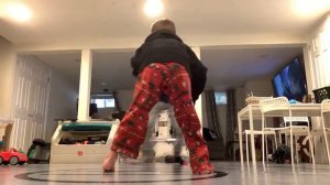 Me and my brother wrestling