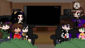 afton family react to security breach ruin(+Cassie, Cassidy and Charlie)