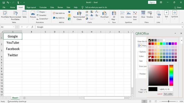 How to create QR Code in Microsoft Excel without any website for FREE | Very Simple смотреть онлайн