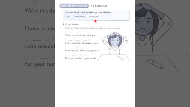 Global English 1 APSACS. Activity Book Page 7,8. Class Charts, Challenge,Capital Letters and Rhym смотреть онлайн
