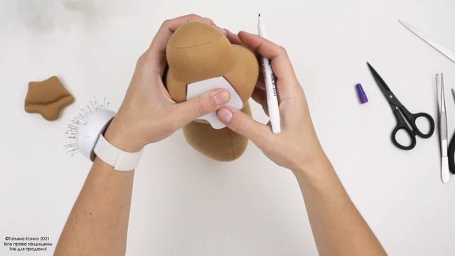 Мастер-класс "Тигр". Урок 5. Набиваем хвостик, голову и нос Пришиваем голову и нос. Часть 2. смотреть онлайн