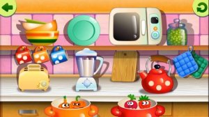 Смешная Еда: Игры для Малышей #2 Обучающее видео Развивающая игра для детей Let's play