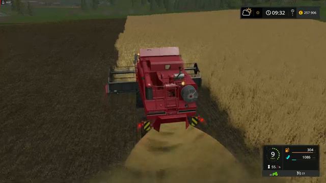 Farming Simulator 17 ➣ Сложный режим • Sosnovka. Часть 349. Уборка зерновых • Сбор урожая Бобов смотреть онлайн