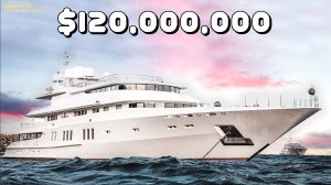 МЕГА-ЯХТА за 120 000 000 долларов с БАССЕЙНОМ на крыше!