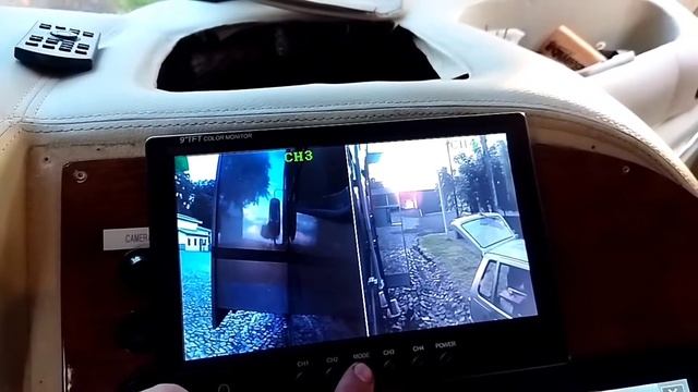 Monitor para câmera 9" com 4 câmeras simultâneas смотреть онлайн