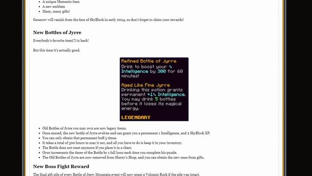 Skyblock 0.19.8 Winter Update! New Items + Event + Gift Milestones! (Hypixel Skyblock News) смотреть онлайн