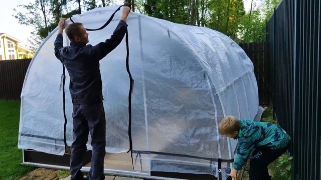 Теплица не как у всех Владивосток! Армированная пленка или поликарбонат? смотреть онлайн