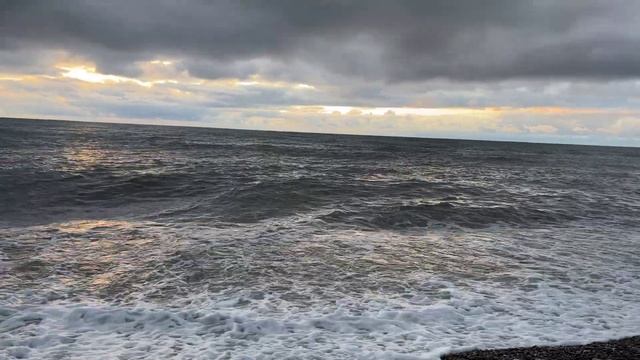 Просто море!  17.12.2021.?ЛАЗАРЕВСКОЕ СЕГОДНЯ?СОЧИ.