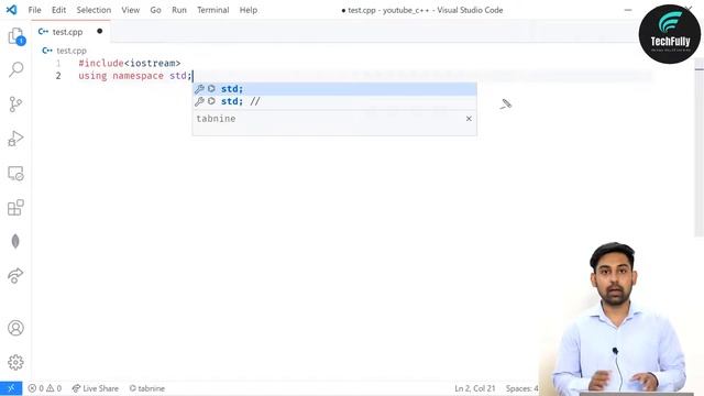 Explain Hello World ( First Program ) Of C++ In Hindi | Step By Step Explanation By Nirbhay Kaushi смотреть онлайн