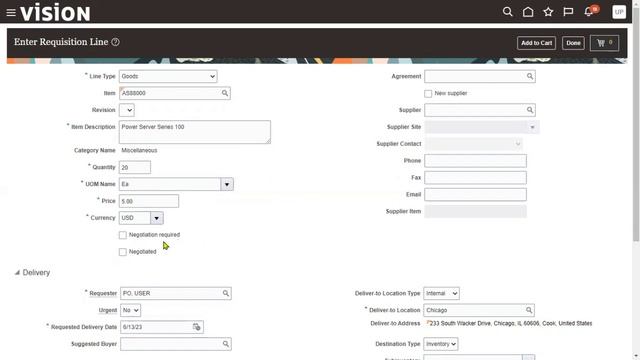 Oracle Fusion Cloud Requisition | Oracle Fusion SCM Cloud | SCM requisition creation | Placement смотреть онлайн