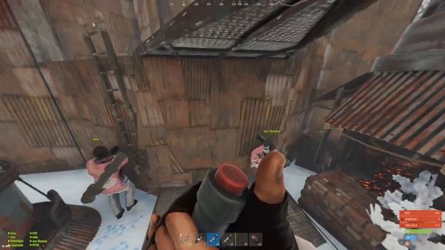 The BIGGEST RAID DEFENSE EVER (10v40) - Rust смотреть онлайн