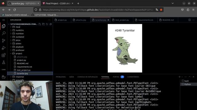CS50 Python Final Project - Renato Souza смотреть онлайн