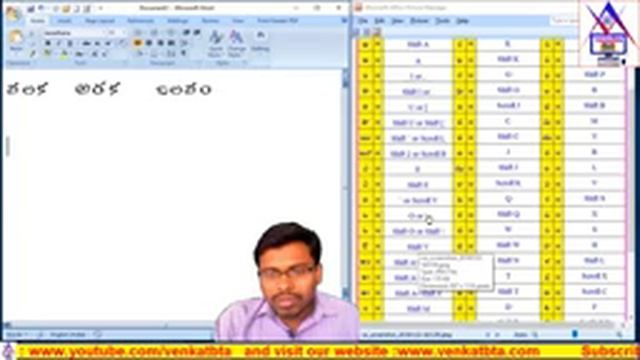 How to type telugu with Anu Script Manager 7.0 with Roma keyboard in MSWord/Photoshop/Pagemaker etc смотреть онлайн