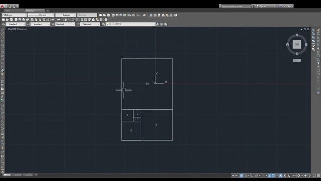 The Fibonacci Sequence | AutoCad 2019 смотреть онлайн