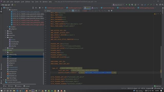 Build Flutter Chat App with Laravel From scratch | Part #3 : Configure Pusher & OneSignal in Larave смотреть онлайн