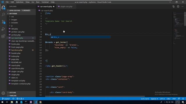 Custom Search - WordPress Theme Development From Scratch (18) смотреть онлайн