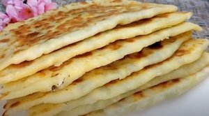 Быстрые и вкусные лепешки на кефире с начинкой. Домашние лепешки с Творогом и Зеленью.Простой рецепт
