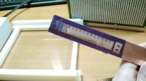Калибровка установки засветки фоторезиста клином Штоуффера