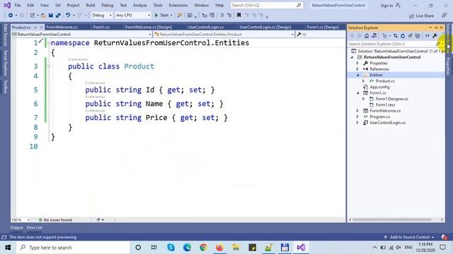 Return Value from User Control After User Action in Windows Forms смотреть онлайн