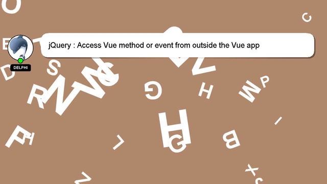 jQuery : Access Vue method or event from outside the Vue app смотреть онлайн