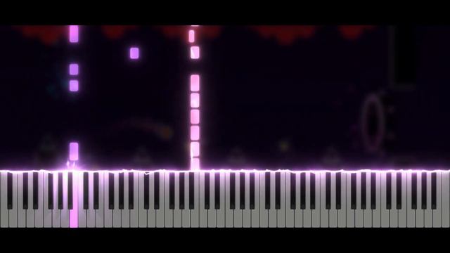 Waterflame - Clutterfunk (Geometry Dash lvl 11) | Piano Tutorial смотреть онлайн