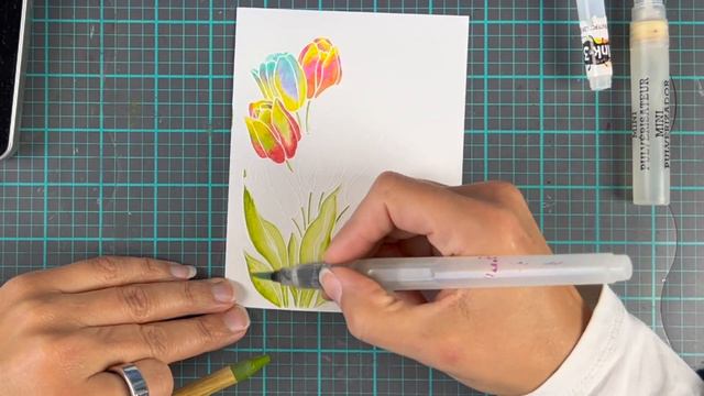 Stunning Watercolor Effects with Distress Watercolor Pencils - A Step-by-Step Tutorial смотреть онлайн