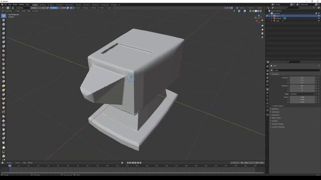 3D Modeling in Unity - Timelapse of Modeling an Anvil in Blacksmith смотреть онлайн