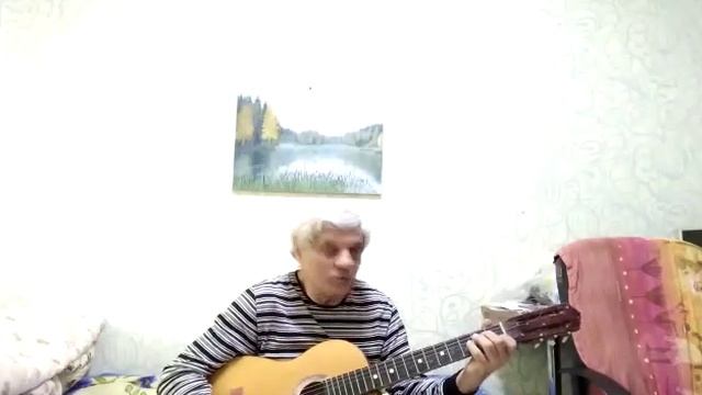 Онлайн-урок игры на шестиструнной гитаре. Продолжение темы "Аккорды" смотреть онлайн