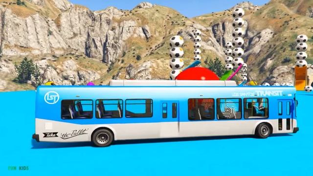 Учим Цвета и Цифры Развивающий Мультик для Детей. Машинки Лимузин и Цветные Автобусы. Детское Видео смотреть онлайн