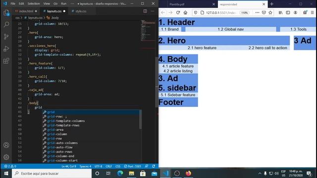 Diseño Web Responsivo HTML + CSS +Grid Layout