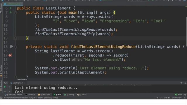 Find The Last Element From A List Using Java 8 Stream Reduce() | Skip() | InterviewDOT смотреть онлайн