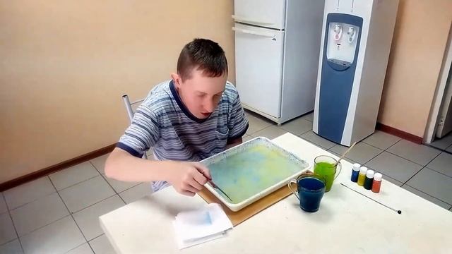 Магия красок Эбру [ГБССУ СО ГПВИ «Суровикинский ПНИ»] смотреть онлайн