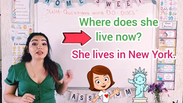 WH- Questions con DO-DOES 🤓 Preguntas con WH en Presente Simple смотреть онлайн