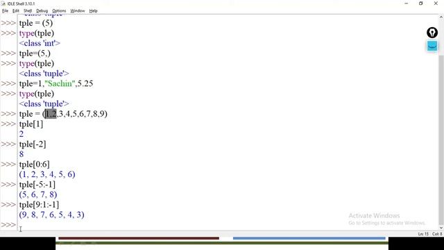 Tuple Data Type in Python смотреть онлайн