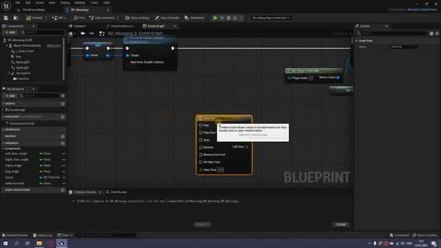 Unreal Engine 5 | Анимация  Посадки/езди в автомобиле  |