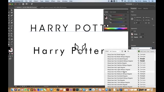 Harry Potter Logo ReDesign Jam смотреть онлайн