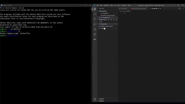 13. Adding a SQL container for a website hosted on a Raspberry Pi | Hosting a website for free смотреть онлайн