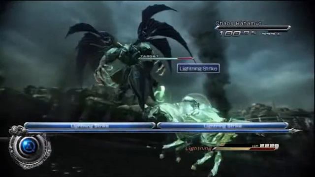 Final Fantasy XIII-2 Prologue Lightning's Game Over Against Chaos Bahamut смотреть онлайн
