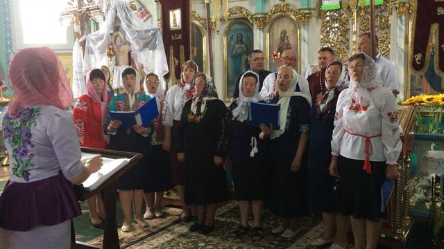 "Сьогодні настала неділя святая". Співає церковний хор Свято-покровського храму ПЦУ, с. Мала Любаша смотреть онлайн