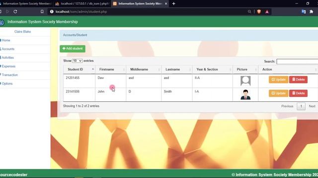 Information System Society Membership System using PHP Demo смотреть онлайн
